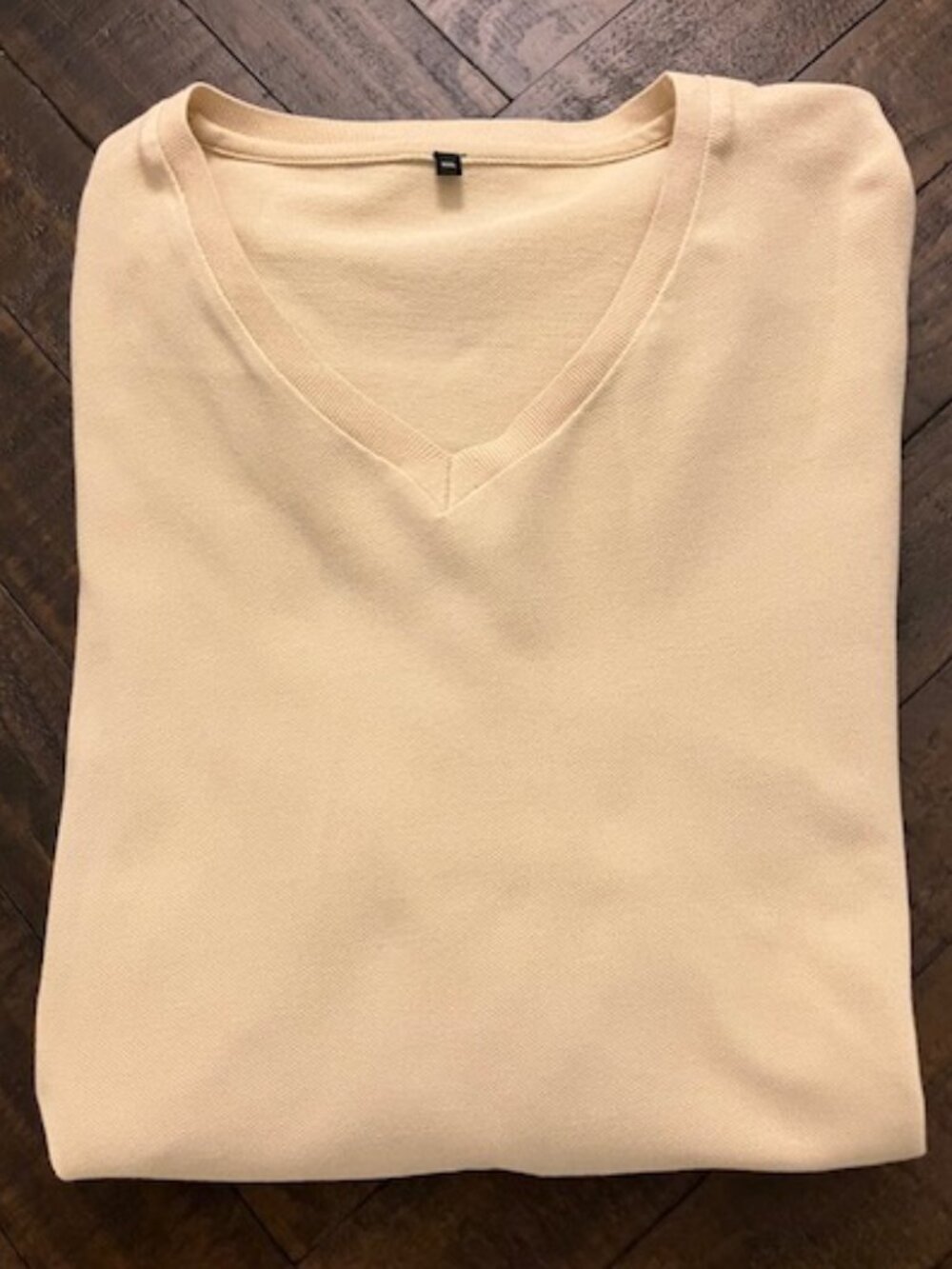 Men V-Neck Long Sleeved Shirt